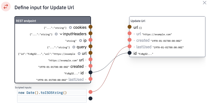 Mapping to update lastUsed property